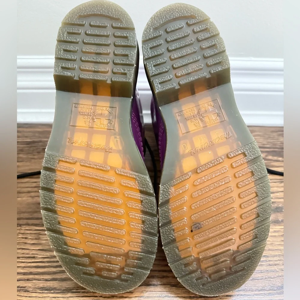Purple Dr.Martens very gently used - Picture 2 of 3